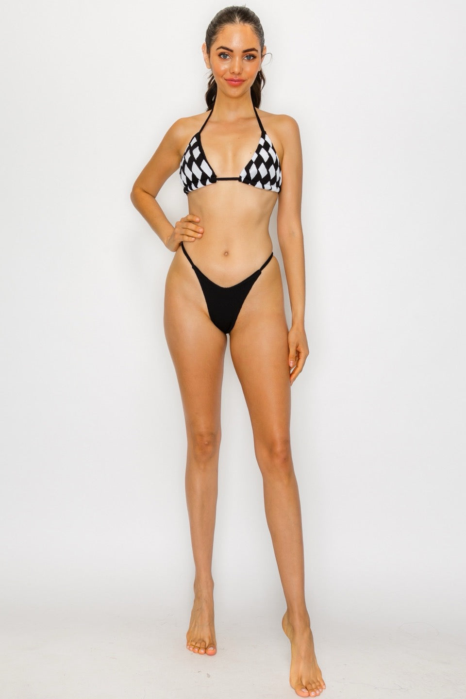 Camila Bikini Black & White TOP