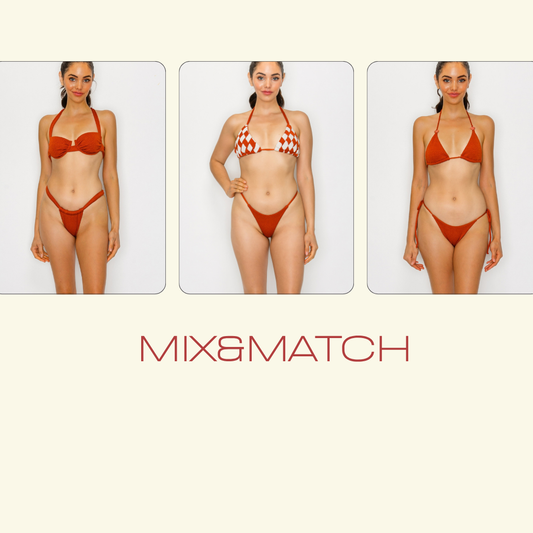 Anais Textured Ruched Underwire Multi-Strap Bikini  TOP